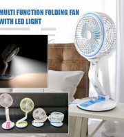 LR Rechargeable Folding Fan And Light