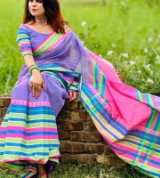 Halfsilk Saree With Running Blouse 2235